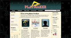 Desktop Screenshot of playmaker.com