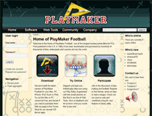 Tablet Screenshot of playmaker.com